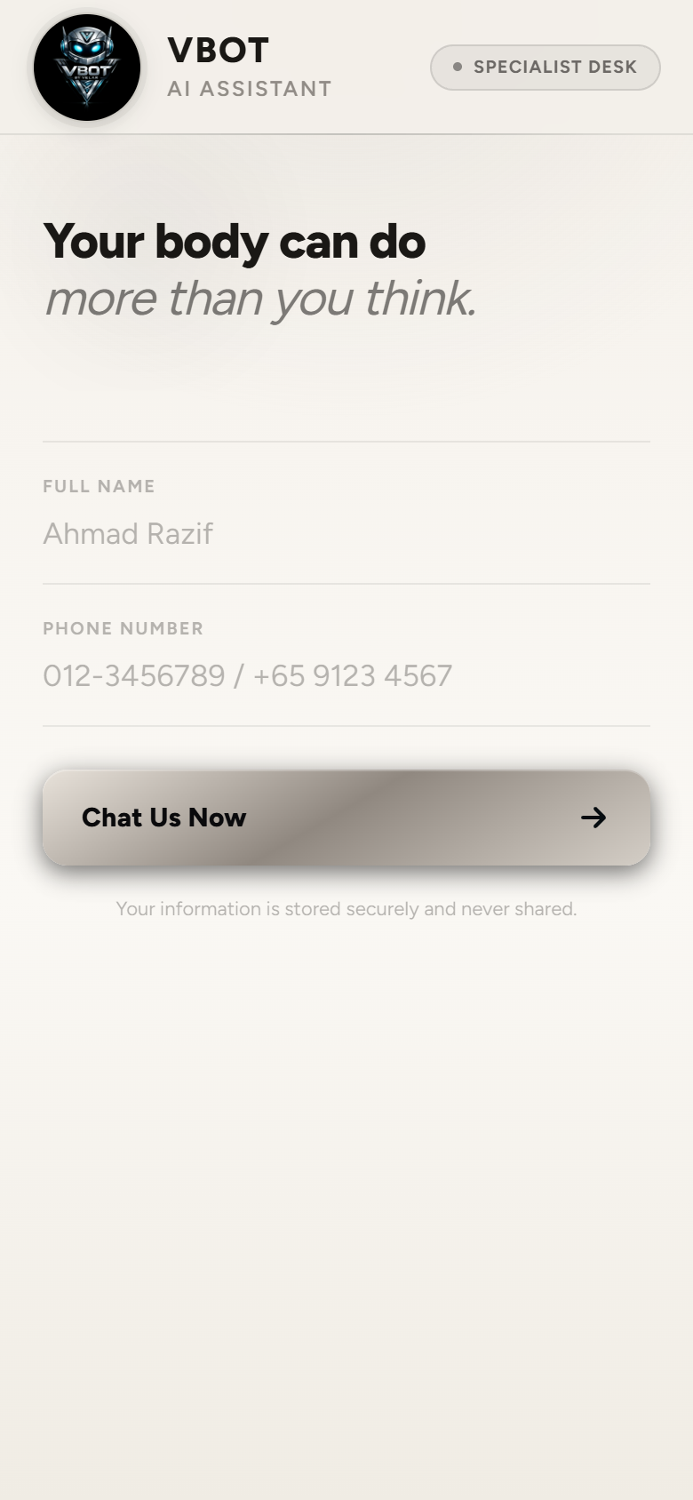 Chat Page